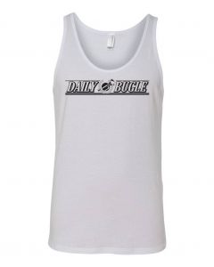Daily Bugle -Spiderman Movie Graphic Clothing - Men's Tank Top - White