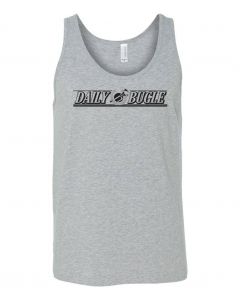 Daily Bugle -Spiderman Movie Graphic Clothing - Men's Tank Top - Gray