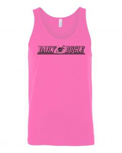 Daily Bugle -Spiderman Movie Graphic Clothing - Men's Tank Top - Pink
