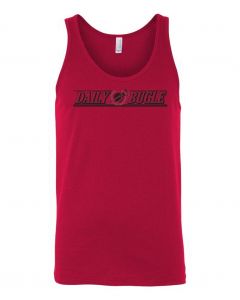 Daily Bugle -Spiderman Movie Graphic Clothing - Men's Tank Top - Red