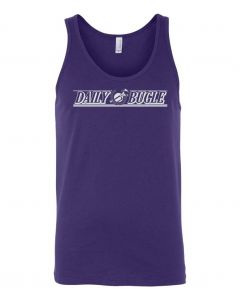 Daily Bugle -Spiderman Movie Graphic Clothing - Men's Tank Top - Purple