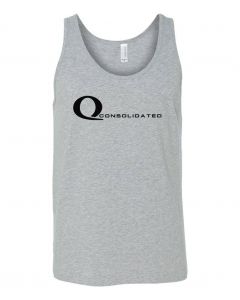 Queen Consolidated -Arrow TV Series Graphic Clothing - Men's Tank Top - Gray