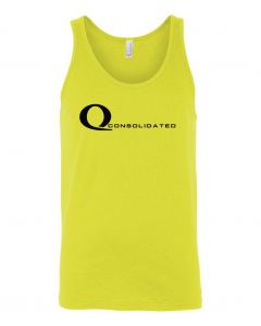 Queen Consolidated -Arrow TV Series Graphic Clothing - Men's Tank Top - Yellow