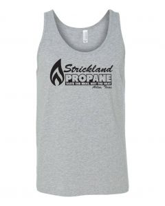 Strickland Propane -Kind Of The Hill TV Series Graphic Clothing - Men's Tank Top - Gray