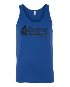 Strickland Propane -Kind Of The Hill TV Series Graphic Clothing - Men's Tank Top - Blue