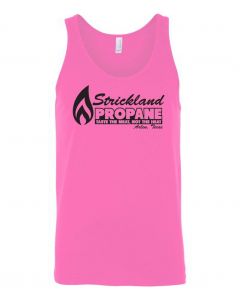 Strickland Propane -Kind Of The Hill TV Series Graphic Clothing - Men's Tank Top - Pink