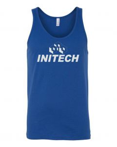Initech -Office Space Movie Graphic Clothing - Men's Tank Top - Blue
