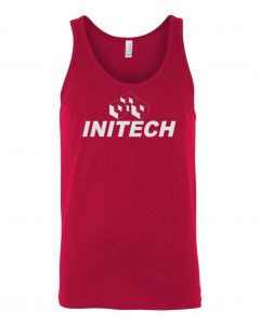 Initech -Office Space Movie Graphic Clothing - Men's Tank Top - Red