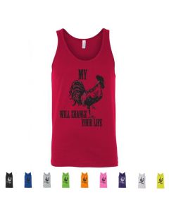 My Cock Will Change Your Life Graphic Mens Tank Top