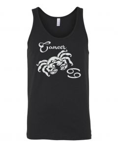 Cancer Horoscope Graphic Clothing - Men's Tank Top - Black