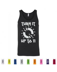 Turn It Up To 11 -Spinal Tap Movie Graphic Mens Tank Top