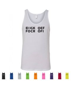 F*** Off Fold Up Graphic Mens Tank Top