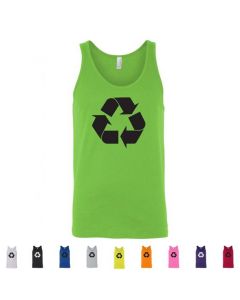 Recycle Go Green Earth Day Graphic Men's Tank Top