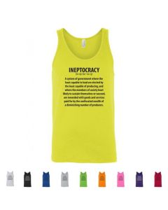 Ineptocracy Government Graphic Mens Tank Top