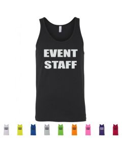 Event Staff Graphic Mens Tank Top