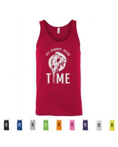 Its Always Pizza Time Graphic Mens Tank Top