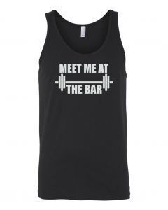 Meet Me At The Bar Graphic Clothing-Men's Tank Top-M-Black