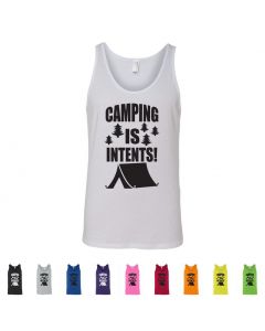 Camping Is Intents Mens Tank