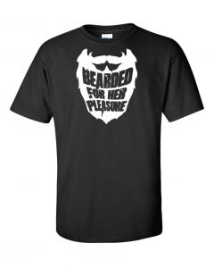 Bearded For Her Pleasure T-Shirts-Black-2X-Large