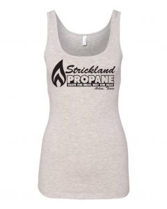 Strickland Propane -Kind Of The Hill TV Series Graphic Clothing - Women's Tank Top - Gray