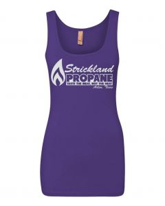 Strickland Propane -Kind Of The Hill TV Series Graphic Clothing - Women's Tank Top - Purple
