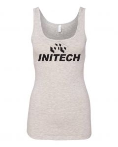 Initech -Office Space Movie Graphic Clothing - Women's Tank Top - Gray
