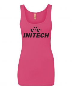 Initech -Office Space Movie Graphic Clothing - Women's Tank Top - Pink