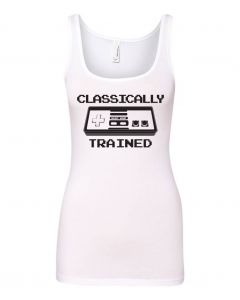 Classically Trained Graphic Clothing - Women's Tank Top - White