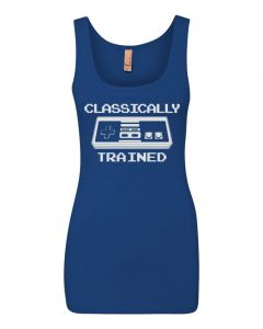 Classically Trained Graphic Clothing - Women's Tank Top - Blue