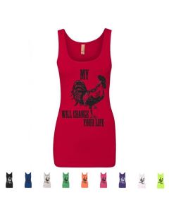 My Cock Will Change Your Life Graphic Womens Tank Top