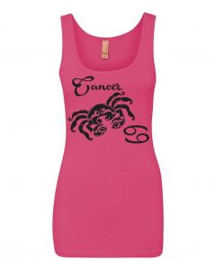 Cancer Horoscope Graphic Clothing - Women's Tank Top - Pink