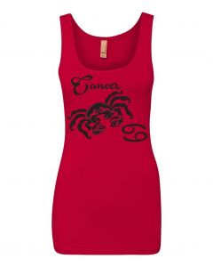 Cancer Horoscope Graphic Clothing - Women's Tank Top - Red