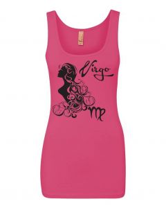 Virgo Horoscope Graphic Clothing - Women's Tank Top - Pink