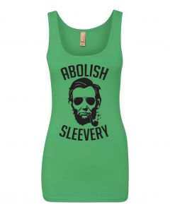 Abolish Sleevery Graphic Clothing - Women's Tank Top - W-Green