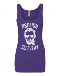 Abolish Sleevery Graphic Clothing - Women's Tank Top - W-Purple